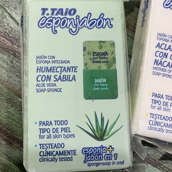T. TAIO esponjabon set de 2 jabones - Picture 3 of 5